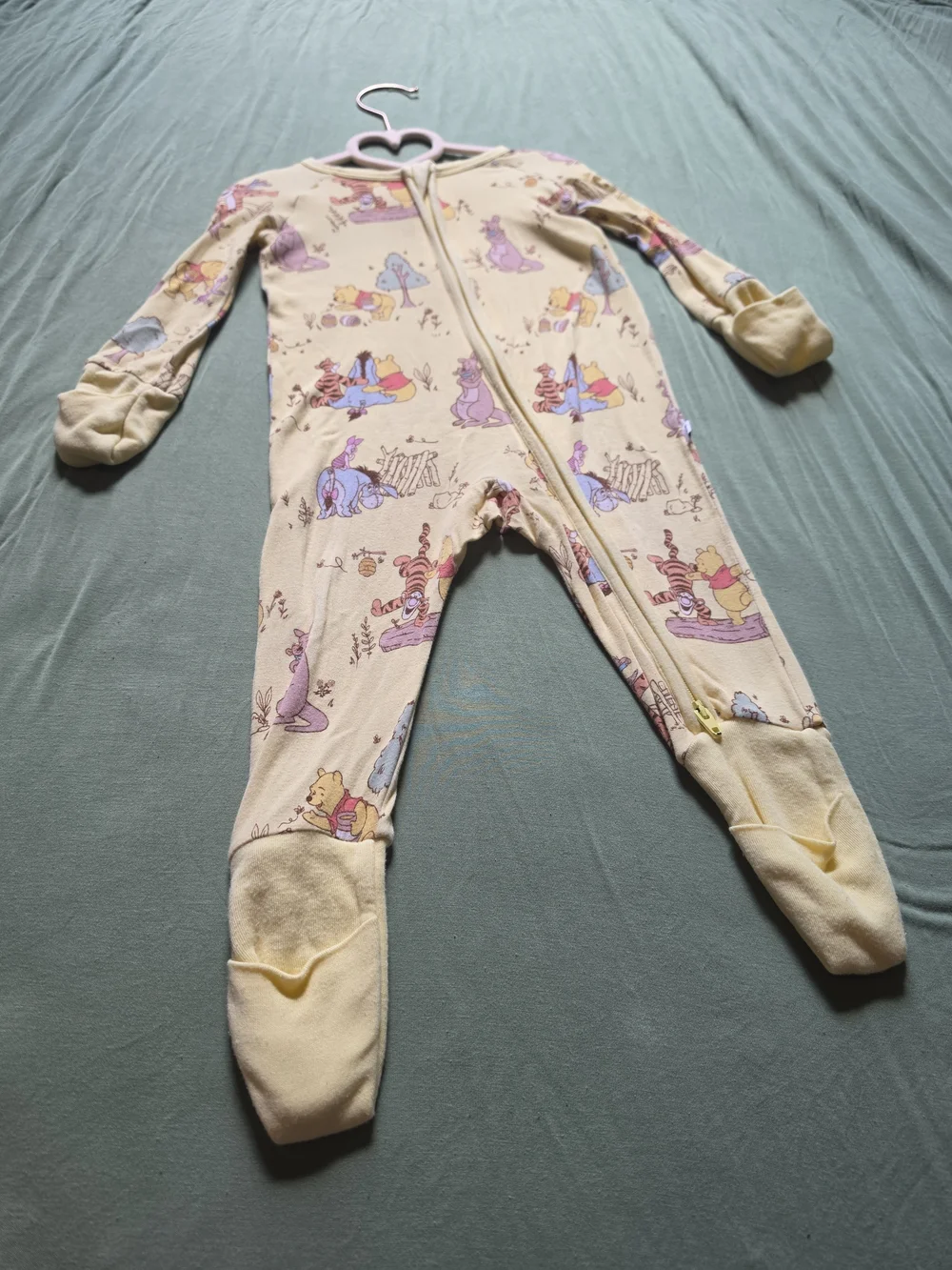 Little Sleepies Yellow Winnie the Pooh Zippy
